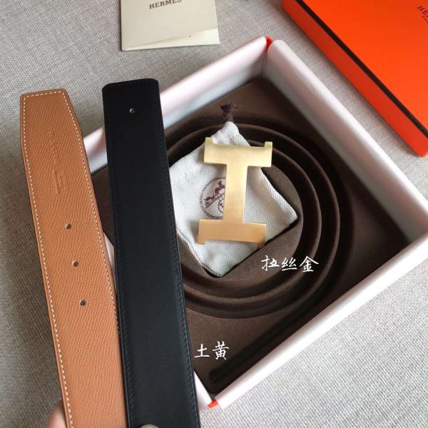 HERM Constance 2 Belt Buckle & Gold Epsom 42MM Strap