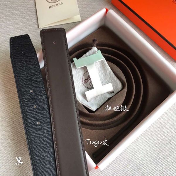 HERM Constance 2 Belt Buckle & Black Epsom 42MM Strap