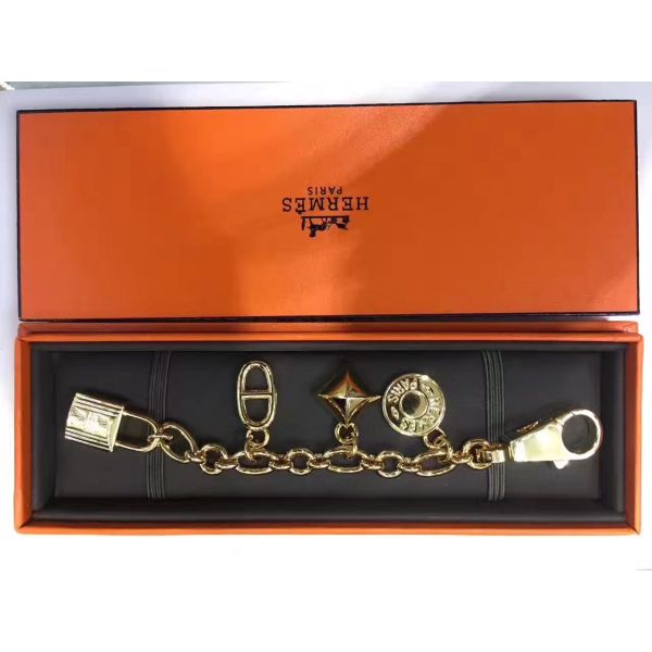HERM Gold Breloque Olga Bag Charm