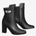 HERM Black Joueuse Ankle Boots
