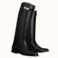 HERM Jumping Boots In Black Calfskin