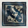 HERM Blue Zouaves et Dragons Bandana Shawl 140